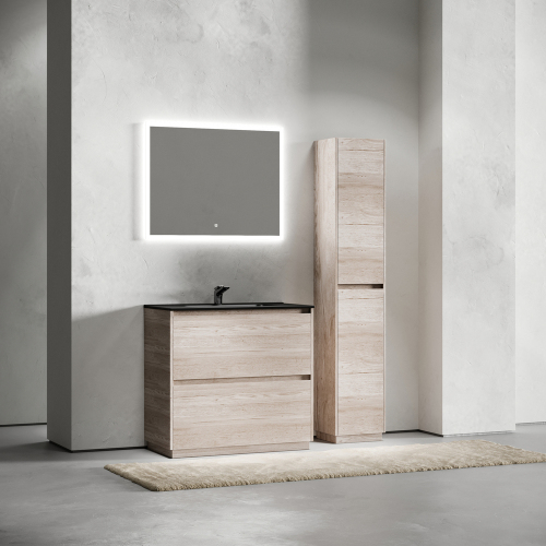 Тумба напольная под раковину SANCOS Libra Floor, дуб галифакс натуральный 890х450х840 мм, LB90FEG