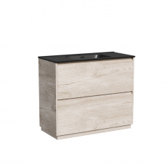 Тумба напольная под раковину SANCOS Libra Floor, дуб галифакс натуральный 990х450х840 мм, LB100FEG