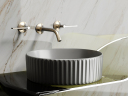 Умывальник CERAMICANOVA Element чаша накладная круглая (цвет Антрацит Матовый) CN6057MH
