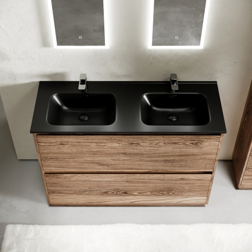 Тумба напольная под раковину SANCOS Libra Floor, дуб чарльстон 1190х450х840 мм, LB120F-2ECH