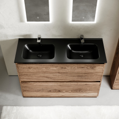 Тумба напольная под раковину SANCOS Libra Floor, дуб чарльстон 1190х450х840 мм, LB120F-2ECH