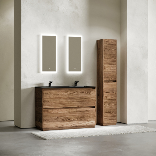 Тумба напольная под раковину SANCOS Libra Floor, дуб чарльстон 1190х450х840 мм, LB120F-2ECH