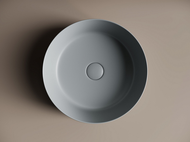 Умывальник CERAMICANOVA Element чаша накладная круглая (цвет Антрацит Матовый) CN6022MH