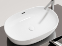 Умывальник CERAMICANOVA Element чаша накладная овальная со сливом переливом CN6064