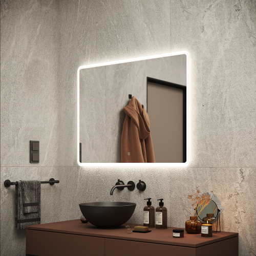 Зеркало SANCOS Arcadia с подсветкой 900х700, AR900