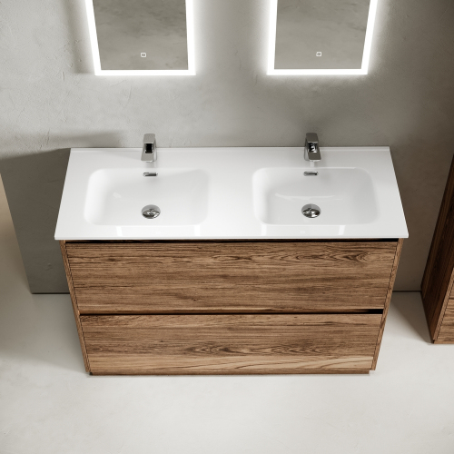 Тумба напольная под раковину SANCOS Libra Floor, дуб чарльстон 1190х450х840 мм, LB120-2ECH