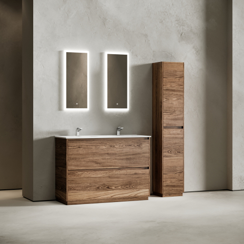 Тумба напольная под раковину SANCOS Libra Floor, дуб чарльстон 1190х450х840 мм, LB120-2ECH