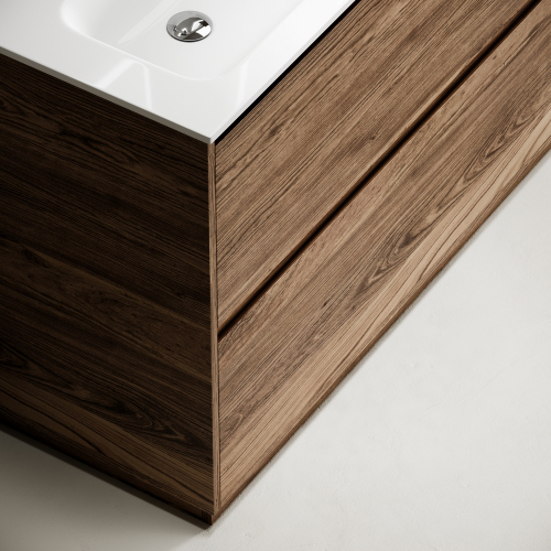 Тумба напольная под раковину SANCOS Libra Floor, дуб чарльстон 1190х450х840 мм, LB120-2ECH