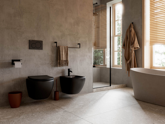 Подвесное биде CERAMICANOVA Metropol CN4003MB