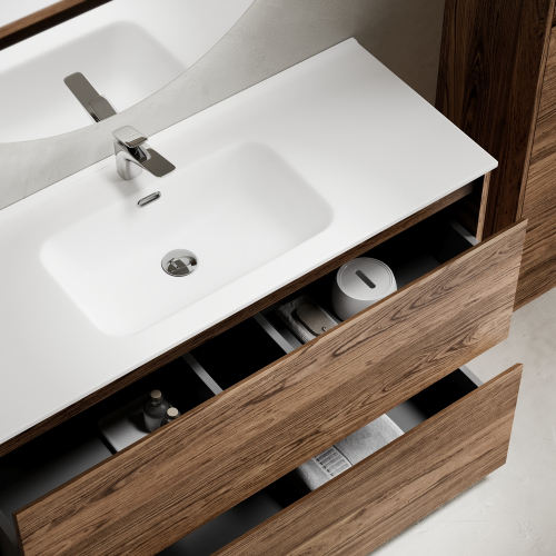 Тумба напольная под раковину SANCOS Libra Floor, дуб чарльстон 1190х450х840 мм, LB120-1ECH