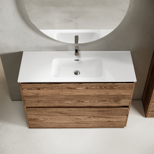 Тумба напольная под раковину SANCOS Libra Floor, дуб чарльстон 1190х450х840 мм, LB120-1ECH