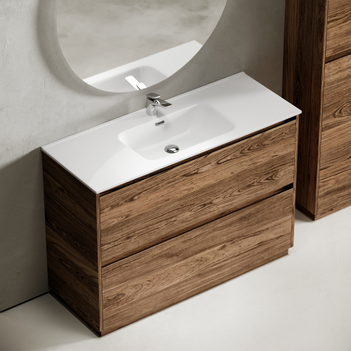 Тумба напольная под раковину SANCOS Libra Floor, дуб чарльстон 1190х450х840 мм, LB120-1ECH