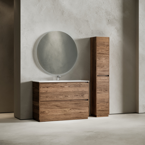 Тумба напольная под раковину SANCOS Libra Floor, дуб чарльстон 1190х450х840 мм, LB120-1ECH