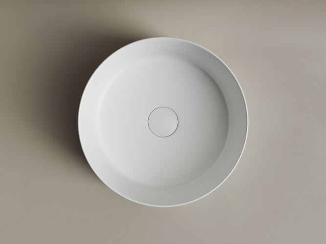 Умывальник CERAMICANOVA Element чаша накладная круглая (цвет Белый Матовый) CN6032MW