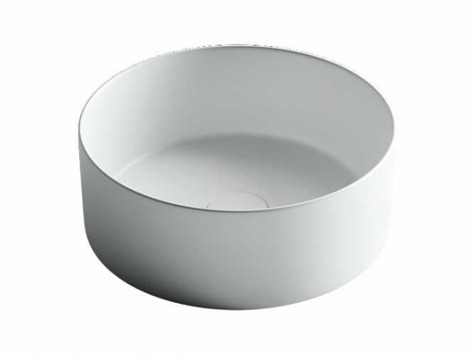 Умывальник CERAMICANOVA Element чаша накладная круглая (цвет Белый Матовый) CN6032MW