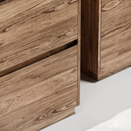 Тумба напольная под раковину SANCOS Libra Floor, дуб чарльстон 590х450х840 мм, LB60FECH