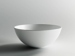 Умывальник CERAMICANOVA Element чаша накладная круглая (цвет Белый Матовый) CN6003