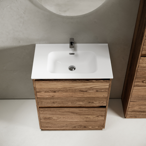 Тумба напольная под раковину SANCOS Libra Floor, дуб чарльстон 690х450х840 мм, LB70FECH