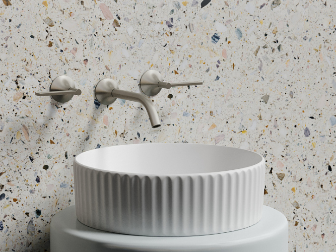 Умывальник CERAMICANOVA Element чаша накладная круглая (цвет Белый Матовый) CN6057MW