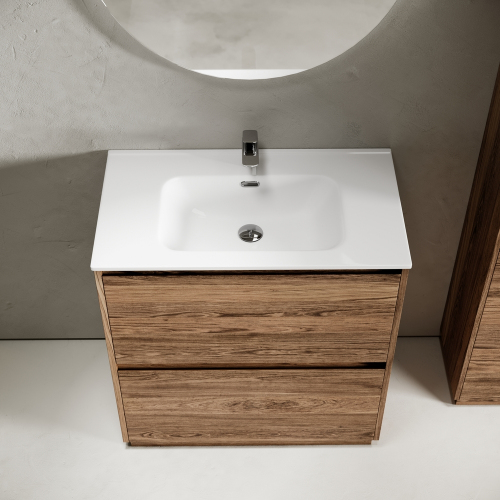 Тумба напольная под раковину SANCOS Libra Floor, дуб чарльстон 790х450х840 мм, LB80FECH