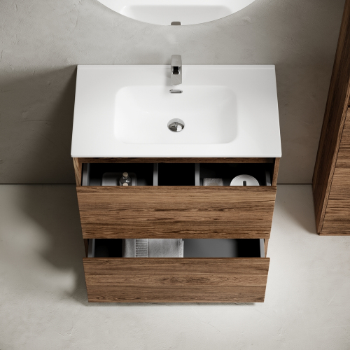 Тумба напольная под раковину SANCOS Libra Floor, дуб чарльстон 790х450х840 мм, LB80FECH