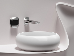 Умывальник CERAMICANOVA Element чаша накладная круглая (цвет Белый Матовый) CN6050MW