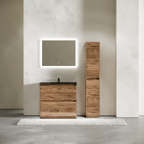 Тумба напольная под раковину SANCOS Libra Floor, дуб чарльстон 890х450х840 мм, LB90FECH