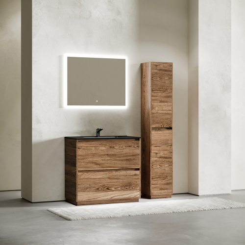 Тумба напольная под раковину SANCOS Libra Floor, дуб чарльстон 890х450х840 мм, LB90FECH