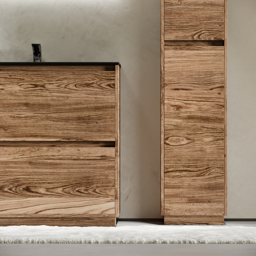 Тумба напольная под раковину SANCOS Libra Floor, дуб чарльстон 890х450х840 мм, LB90FECH