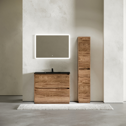 Тумба напольная под раковину SANCOS Libra Floor, дуб чарльстон 990х450х840 мм, LB100FECH