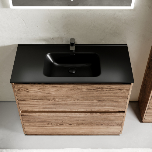 Тумба напольная под раковину SANCOS Libra Floor, дуб чарльстон 990х450х840 мм, LB100FECH