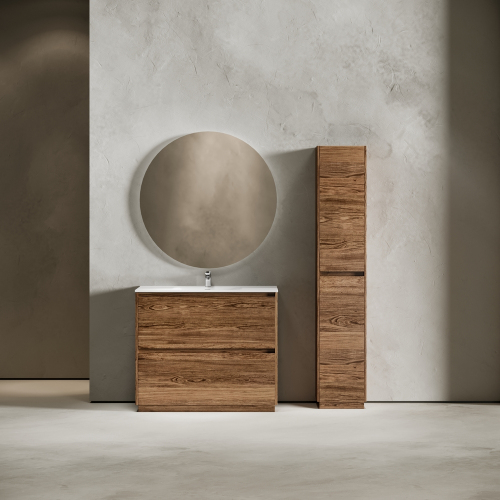 Тумба напольная под раковину SANCOS Libra Floor, дуб чарльстон 990х450х840 мм, LB100FECH