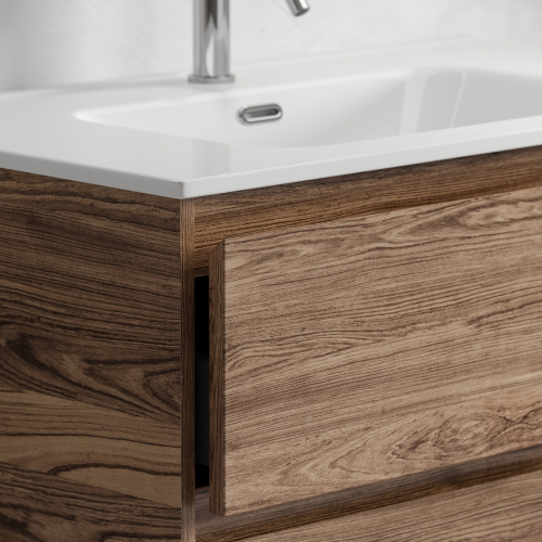 Тумба напольная под раковину SANCOS Libra Floor, дуб чарльстон 990х450х840 мм, LB100FECH