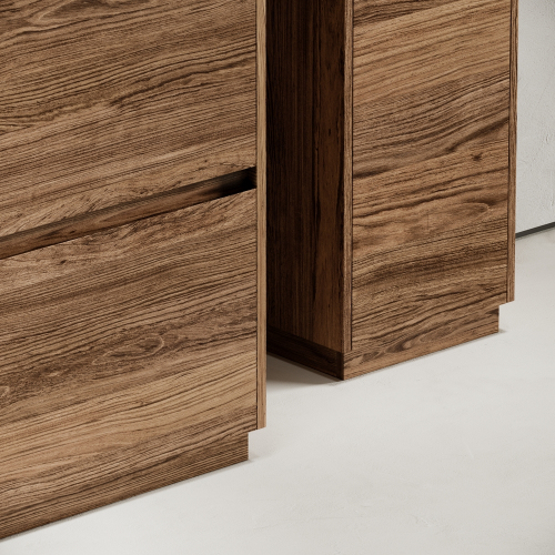 Тумба напольная под раковину SANCOS Libra Floor, дуб чарльстон 990х450х840 мм, LB100FECH