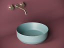 Умывальник CERAMICANOVA Element чаша накладная круглая (цвет Зеленый Матовый) CN6022MLG