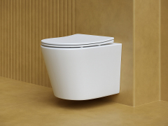 Подвесной унитаз CERAMICANOVA Balearica Rimless (цвет Белый Матовый) CN6000MW