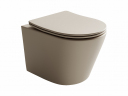 Подвесной унитаз CERAMICANOVA Balearica Rimless (цвет Капучино Матовый) CN6000MC