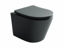 Подвесной унитаз CERAMICANOVA Balearica Rimless (цвет Темный Антрацит Матовый) CN6000MDH