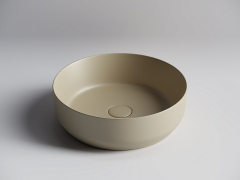 Умывальник CERAMICANOVA Element чаша накладная круглая (цвет Капучино Матовый) CN6022MC