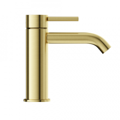 Смеситель для раковины SANCOS Etna, брашированное золото, PVD покрытие, SC9001BG