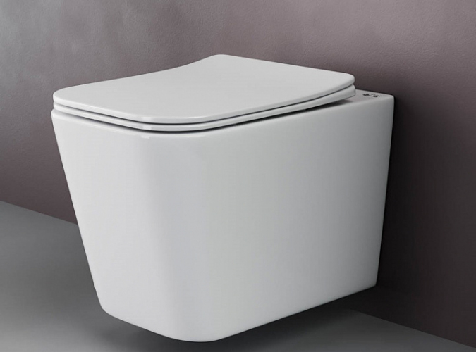 Подвесной унитаз CERAMICANOVA Cubic Rimless CN1806