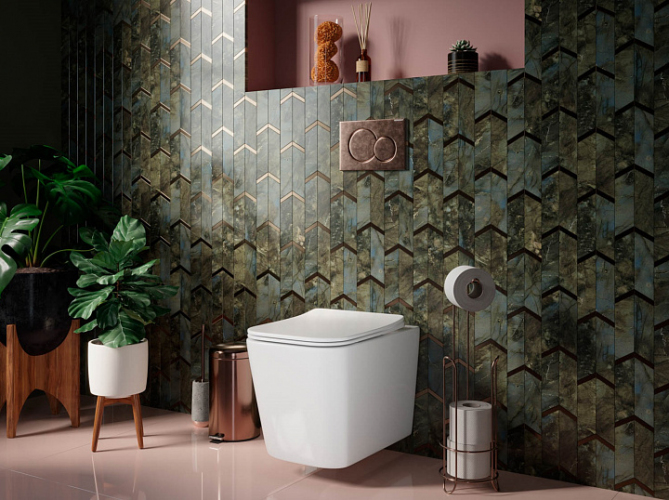 Подвесной унитаз CERAMICANOVA Cubic Rimless CN1806