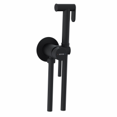 Гигиенический душ SANCOS Start со смесителем, цвет черный матовый, SC1001MB