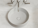 Умывальник CERAMICANOVA Element чаша накладная круглая 360 мм (цвет Серый Матовый) CN6057MSG