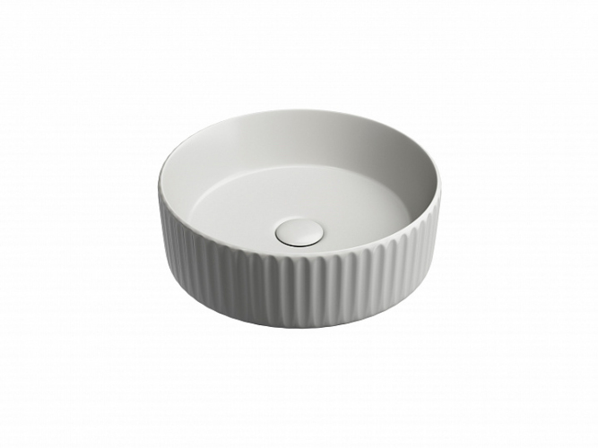 Умывальник CERAMICANOVA Element чаша накладная круглая 360 мм (цвет Серый Матовый) CN6057MSG