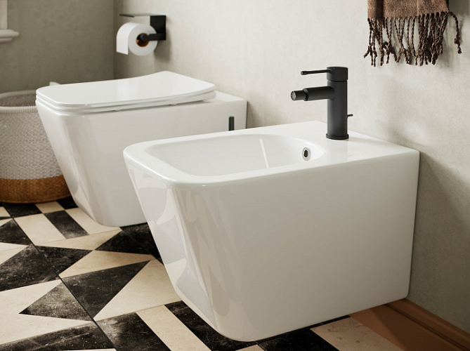 Подвесной унитаз CERAMICANOVA Metric Rimless CN3007